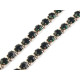 Rhinestone chain trim width 2.4 mm - Crystal (9 Meters) Rhinestone chain trim width 2.4 mm - Crystal (9 Meters)