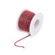 Rhinestone chain trim width 2.4 mm - Crystal (9 Meters) Rhinestone chain trim width 2.4 mm - Crystal (9 Meters)