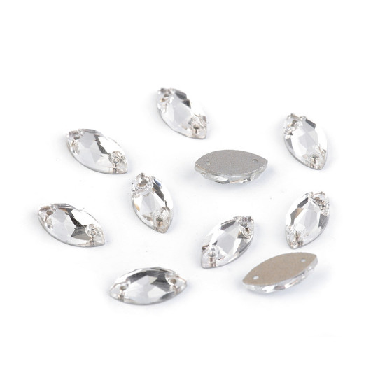 Szlifowane kamienie, dżety do przyszycia - Crystal (72 Sztuki) Szlifowane kamienie, dżety do przyszycia - Crystal (72 Sztuki)