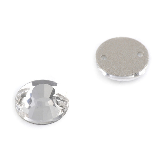 Szlifowane kamienie, dżety do przyszycia ø8 mm - Crystal (84 Sztuki) Szlifowane kamienie, dżety do przyszycia ø8 mm - Crystal (84 Sztuki)