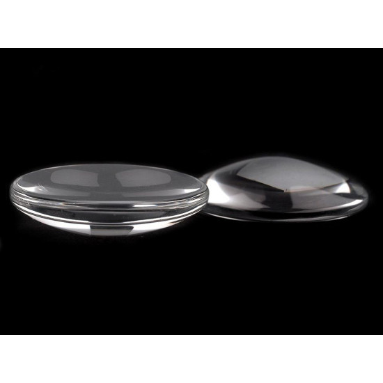 Kaboszon szklany przeźroczysty ø25 mm - Transparent (100 Sztuki) Kaboszon szklany przeźroczysty ø25 mm - Transparent (100 Sztuki)