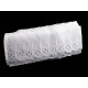 Haft angielski szerokość 75mm - White (1 Metr)