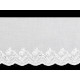 Bawełniana koronka - haft angielski szerokość 11 cm - White (1 Metr) Bawełniana koronka - haft angielski szerokość 11 cm - White (1 Metr)