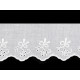Bawełniana koronka - haft angielski szerokość 55 mm - White (1 Metr) Bawełniana koronka - haft angielski szerokość 55 mm - White (1 Metr)