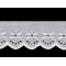 Madère - broderie anglaise en dentelle largeur 50 mm - Blanc (1 Mètre)