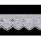 Dentelle de madère - broderie anglaise, largeur 60 mm - Blanc (1 Mètre)