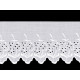 Madeira - broderie anglaise edge lace trim width 9.5 cm, 10.5 cm - White (27 Meters) Madeira - broderie anglaise edge lace trim width 9.5 cm, 10.5 cm - White (27 Meters)