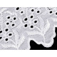 Madeira - broderie anglaise edge lace trim width 9.5 cm, 10.5 cm - White (27 Meters) Madeira - broderie anglaise edge lace trim width 9.5 cm, 10.5 cm - White (27 Meters)