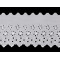Haft angielski szerokość 11 cm - White (1 Metr)