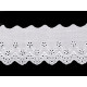 Haft angielski szerokość 75 mm - White (1 Metr)