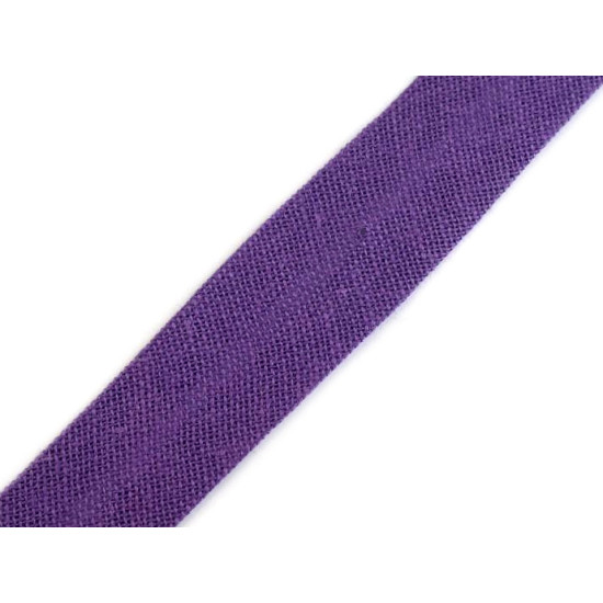 Lamówka bawełniana szerokość 14 mm zaprasowana - Szary (100 Metry) Lamówka bawełniana szerokość 14 mm zaprasowana - Szary (100 Metry)