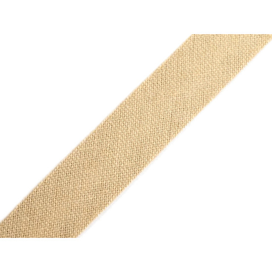Lamówka bawełniana szerokość 14 mm zaprasowana - Szary (100 Metry) Lamówka bawełniana szerokość 14 mm zaprasowana - Szary (100 Metry)
