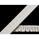 Taśma firanowa szerokość 20 mm marszczona - White (50 Metry) Taśma firanowa szerokość 20 mm marszczona - White (50 Metry)
