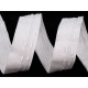 Taśma firanowa szerokość 20 mm marszczona - White (50 Metry) Taśma firanowa szerokość 20 mm marszczona - White (50 Metry)
