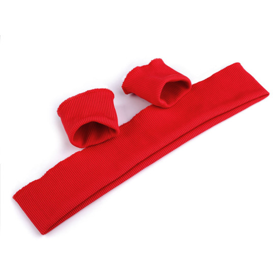 Ściągacz odzieżowy elastyczny szerokość 7 cm komplet (2x rękaw, 1x pas) - Fioletowy (1 Zestaw) Ściągacz odzieżowy elastyczny szerokość 7 cm komplet (2x rękaw, 1x pas) - Fioletowy (1 Zestaw)