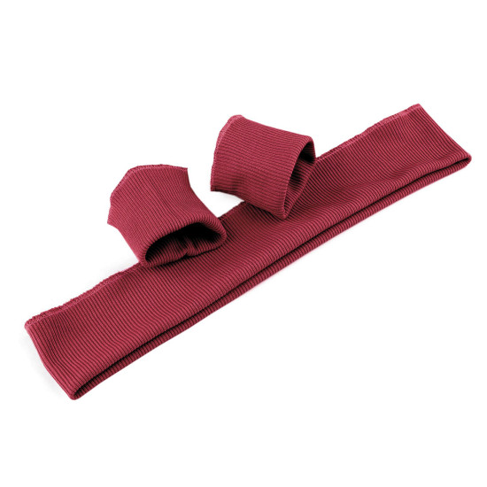 Ściągacz odzieżowy elastyczny szerokość 7 cm komplet (2x rękaw, 1x pas) - Fioletowy (1 Zestaw) Ściągacz odzieżowy elastyczny szerokość 7 cm komplet (2x rękaw, 1x pas) - Fioletowy (1 Zestaw)