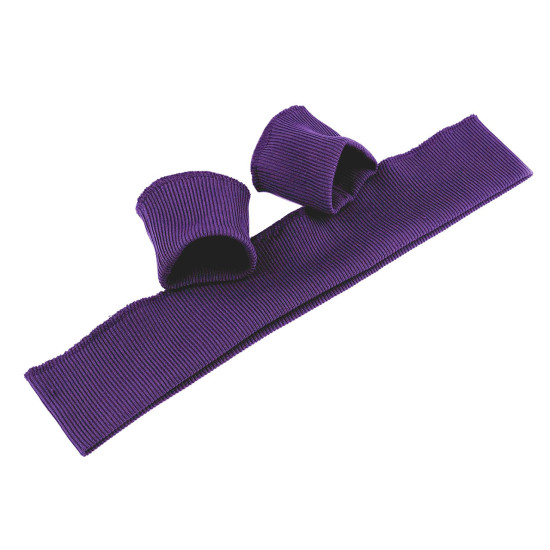 Ściągacz odzieżowy elastyczny szerokość 7 cm komplet (2x rękaw, 1x pas) - Fioletowy (1 Zestaw) Ściągacz odzieżowy elastyczny szerokość 7 cm komplet (2x rękaw, 1x pas) - Fioletowy (1 Zestaw)
