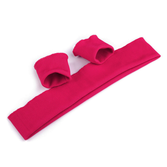 Ściągacz odzieżowy elastyczny szerokość 7 cm komplet (2x rękaw, 1x pas) - Fioletowy (1 Zestaw) Ściągacz odzieżowy elastyczny szerokość 7 cm komplet (2x rękaw, 1x pas) - Fioletowy (1 Zestaw)