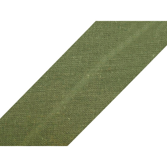 Šikmý prúžok bavlnený šírka 20mm zažehlený - Béžová (25 Metre) Šikmý prúžok bavlnený šírka 20mm zažehlený - Béžová (25 Metre)