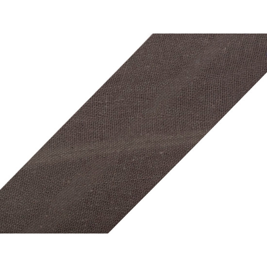 Single fold bias binding cotton width 30mm - Khaki (25 Meters) Single fold bias binding cotton width 30mm - Khaki (25 Meters)
