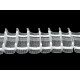 Taśma firanowa szerokość 40 mm marszczona - Transparent (50 Metry) Taśma firanowa szerokość 40 mm marszczona - Transparent (50 Metry)