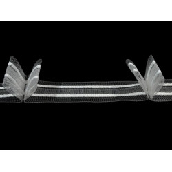 Taśma firanowa szerokość 25 mm marszczenie 1:2 - Transparent (100 Metry)
