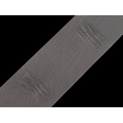 Taśma do firan szerokość 80mm marszczenie ołówkowe, na tyczkę - Transparent (100 Metry)
