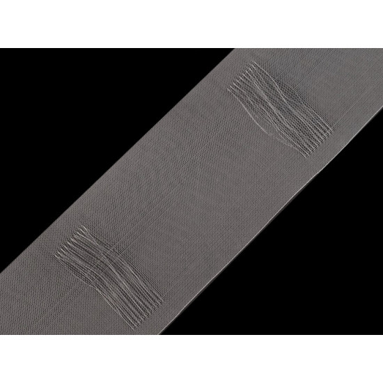 Taśma do firan szerokość 80mm marszczenie ołówkowe, na tyczkę - Transparent (50 Metry) Taśma do firan szerokość 80mm marszczenie ołówkowe, na tyczkę - Transparent (50 Metry)