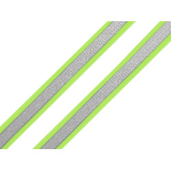 Taśma fluorescencyjna z odblaskiem szerokość 10 mm - Żółty odblaskowy (200 Metry)