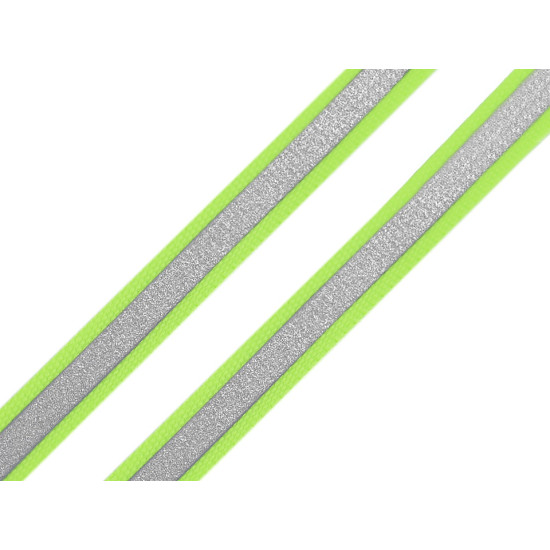 Taśma fluorescencyjna z odblaskiem szerokość 10 mm - Czarny (200 Metry) Taśma fluorescencyjna z odblaskiem szerokość 10 mm - Czarny (200 Metry)