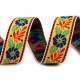 Krajka szerokość 25 mm do strojów ludowych - Czarny (25 Metry) Krajka szerokość 25 mm do strojów ludowych - Czarny (25 Metry)