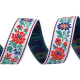 Krajka szerokość 25 mm do strojów ludowych wyrób czeski - Czarny (1 Metr) Krajka szerokość 25 mm do strojów ludowych wyrób czeski - Czarny (1 Metr)