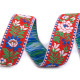 Krajka szerokość 25 mm do strojów ludowych wyrób czeski - Czarny (1 Metr) Krajka szerokość 25 mm do strojów ludowych wyrób czeski - Czarny (1 Metr)