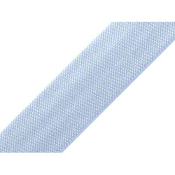 Lamówka atłasowa szerokość 15mm zaprasowana - Niebieski lodowy (1 Metr)