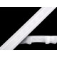 Taśma firanowa szerokość 25 mm marszczenie 1:2 - White (100 Metry) Taśma firanowa szerokość 25 mm marszczenie 1:2 - White (100 Metry)