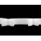 Gardinenband 2 breite 25 mm - Weiß (100 Meter)