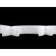 Taśma firanowa szerokość 25 mm marszczenie 1:2 - White (100 Metry) Taśma firanowa szerokość 25 mm marszczenie 1:2 - White (100 Metry)