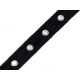Metal grommet / eyelet tape, width 20 mm - Black (9 Meters) Metal grommet / eyelet tape, width 20 mm - Black (9 Meters)