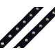 Metal grommet / eyelet tape, width 20 mm - Black (9 Meters) Metal grommet / eyelet tape, width 20 mm - Black (9 Meters)