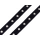 Metal grommet / eyelet tape, width 20 mm - Black (9 Meters) Metal grommet / eyelet tape, width 20 mm - Black (9 Meters)