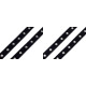 Metal grommet / eyelet tape, width 20 mm - Black (9 Meters) Metal grommet / eyelet tape, width 20 mm - Black (9 Meters)