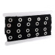 Metal grommet / eyelet tape, width 24 mm - Black (9 Meters) Metal grommet / eyelet tape, width 24 mm - Black (9 Meters)