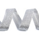 Bandă bias aurie / argintie, lățime 20 mm - Auriu deschis (1 Metru) Bandă bias aurie / argintie, lățime 20 mm - Auriu deschis (1 Metru)