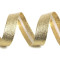 Bias binding tape folded width 20 mm silver, gold - Gold lt. (1 Meter)