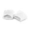 Bordo a costine, senza cuciture, maglia a costine, elasticizzata, larghezza: 7 cm - Bianco (1 Paio)