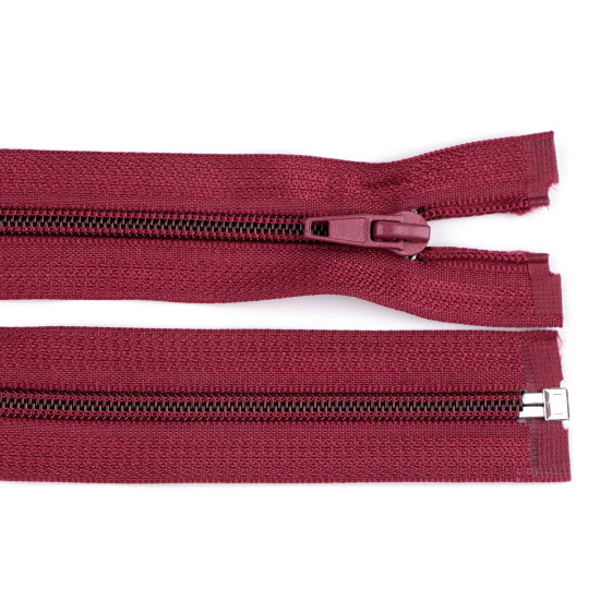 Nylon zipper, no 5, open-end 70 cm jacket pol - Taupe (1 Piece) Nylon zipper, no 5, open-end 70 cm jacket pol - Taupe (1 Piece)