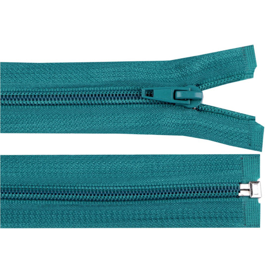 Nylon zipper, no 5, open-end 70 cm jacket pol - Taupe (1 Piece) Nylon zipper, no 5, open-end 70 cm jacket pol - Taupe (1 Piece)