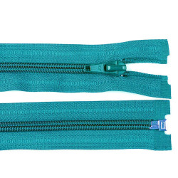 Fermeture éclair en nylon pour vestes, no 5, extrémité ouverte, 35 cm, pol - Bleu riche (1 Pièce)
