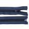 Cremallera de nailon pol, n.º 5, extremo abierto, 35 cm, para chaqueta - Azul oscuro (1 Pieza)