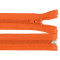 Cerniera in nylon, n. 5, estremità aperta, lunghezza: 30 cm, giacca - Arancione (1 Pezzo)